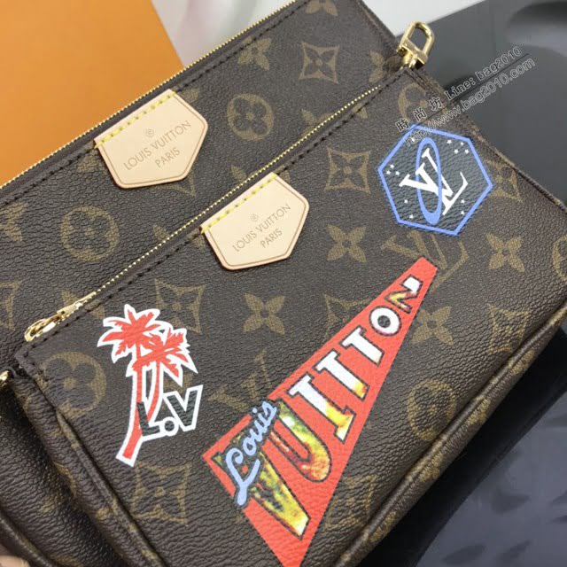 LV包包 LV新款女包 M44823 Multi Pochette Accessoires手袋 LV新款三合一女士斜挎包  ydh3741